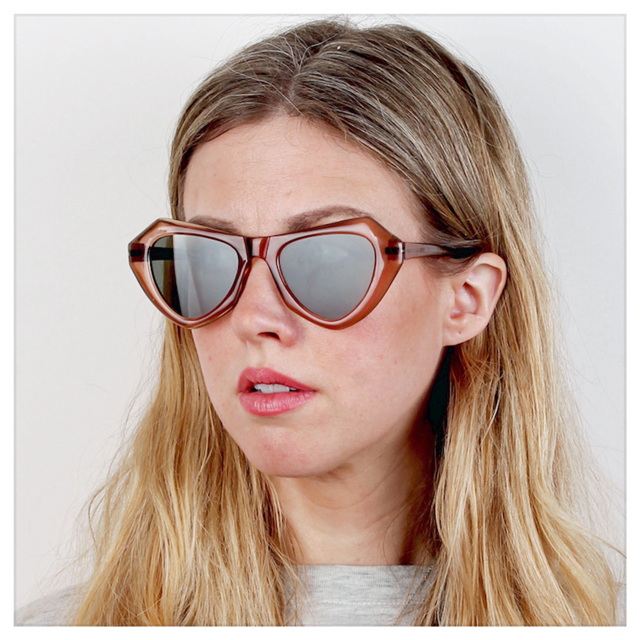 Vintage 60s Angular Cat Eye Sunglasses