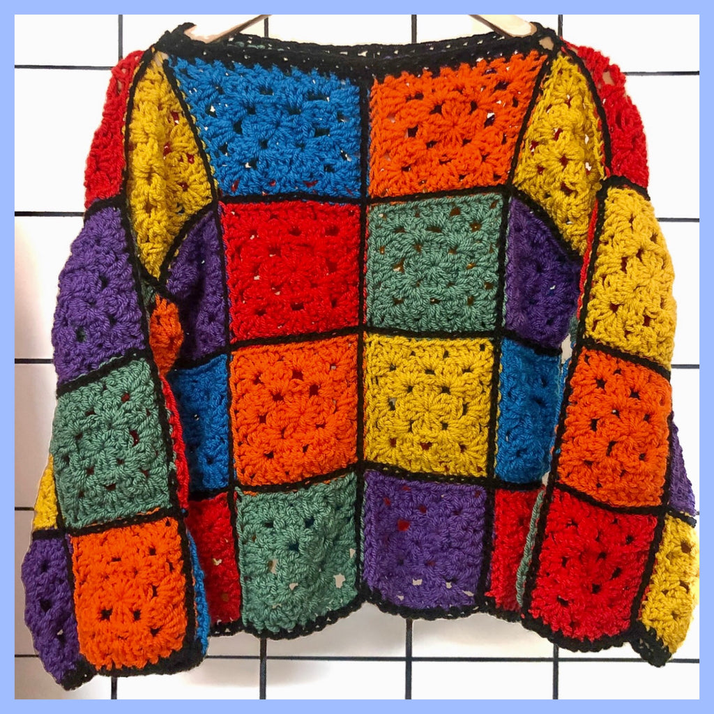 Crochet Patchwork Jumper